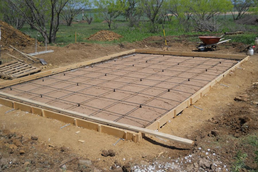 Cement Slab ready to Pour