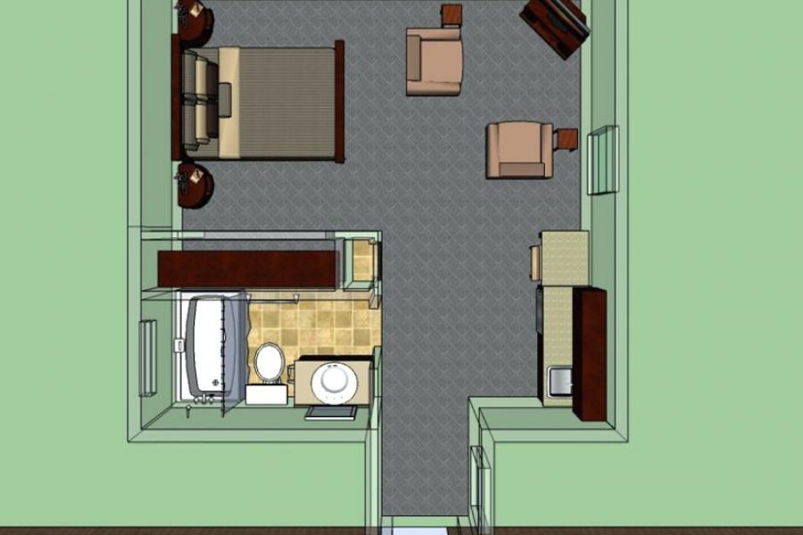 Small Bunkhouse Floor Plan