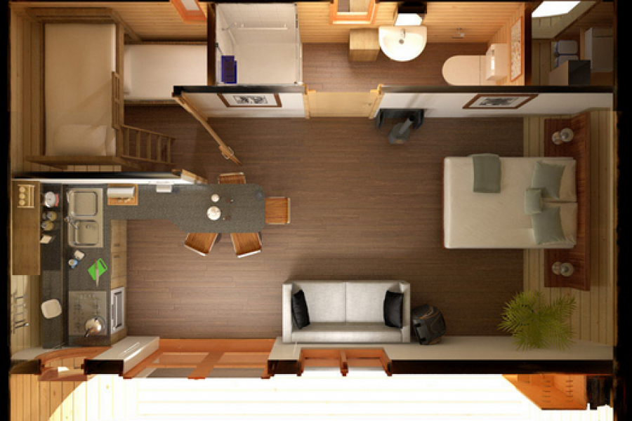 Small Modular Cottage Floor Plan