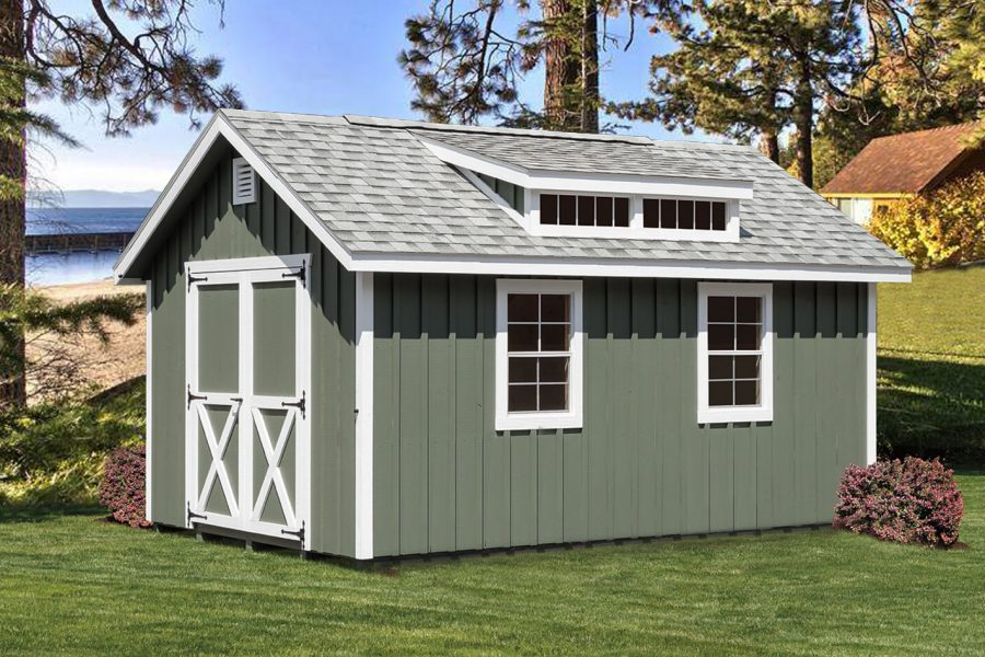12×20 New England Shed With Dormer