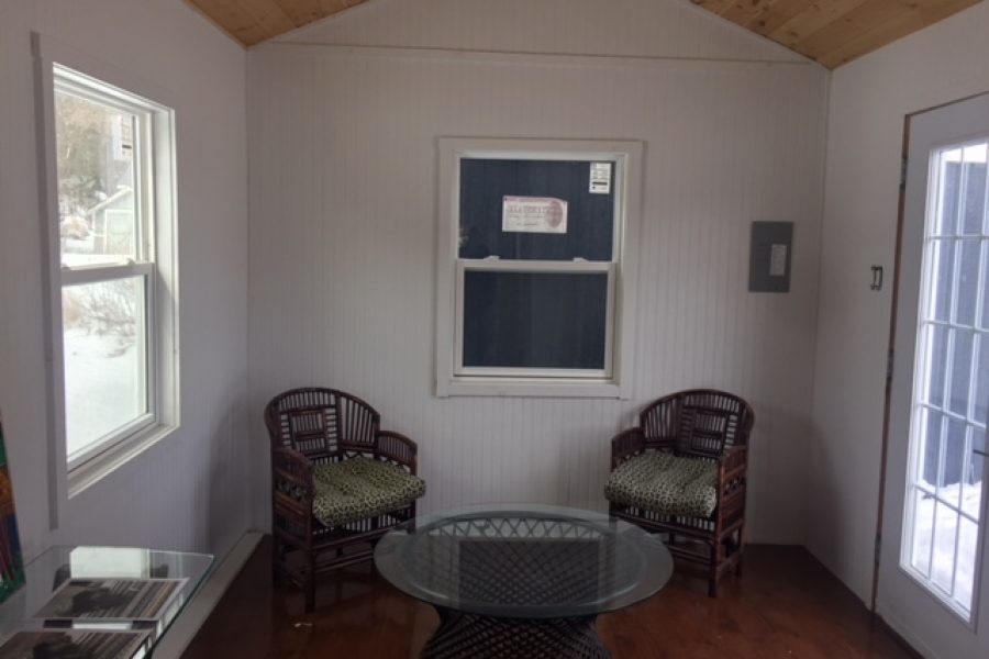 Inside View of 12 x 20 Cottage