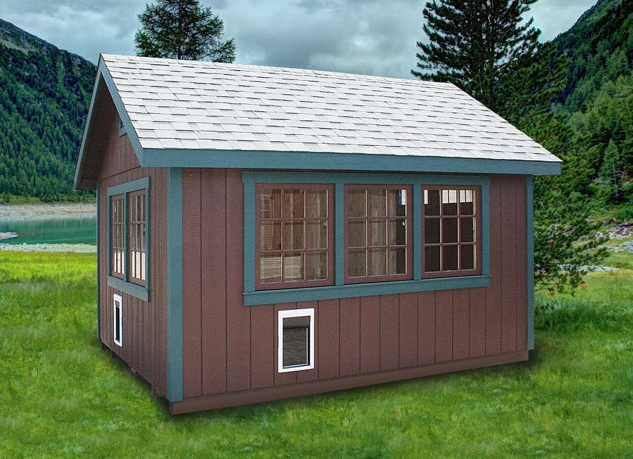 12x20 Custom LP Smartside Chicken Coop Sheds Quebec West Quebec