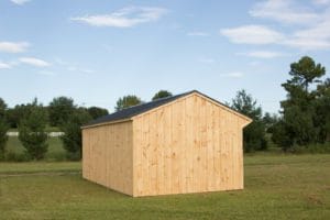 rear view of run in - sheds quebec west quebec shed company