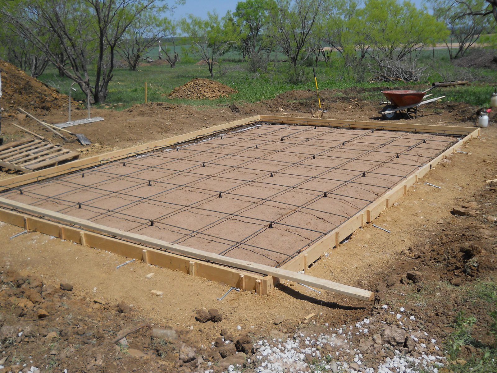 Install shed on concrete slab
 
